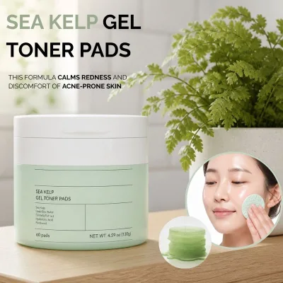 Wholesale Cotton Gel Toner Pads Moisturizing Whitening Effects Replenish Moisture for All Skin Types Professional Skin Care