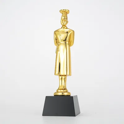 Hot Sale & High Quality Resin Trophy With 3D Figurine for Best Performer and Leadership Awards