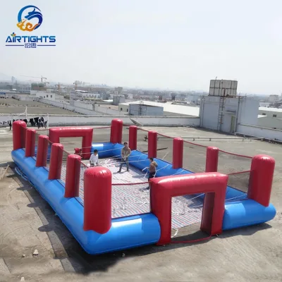 China Factory Sale Human Football Game Commercial PVC Tarpaulin Inflatable Foosball Court