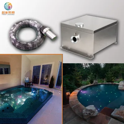 Swimming Pool LED Outdoor Underwater Stars Fiber Optic Light Kits