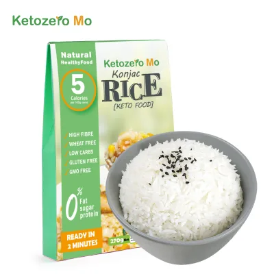 Halal Food Manufacturers Organic Rice Shirataki Konjac Low Carb Slim Rice