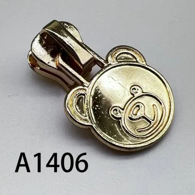 Advanced Custom Zipper Head Metal Durable Innovative Design for Shoes and Clothing Bags