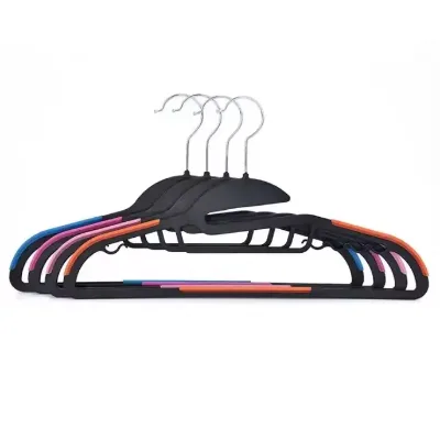 Best Selling Non slip Recycled Plastic Adults Clothes Trouser Coat Dress Hangers