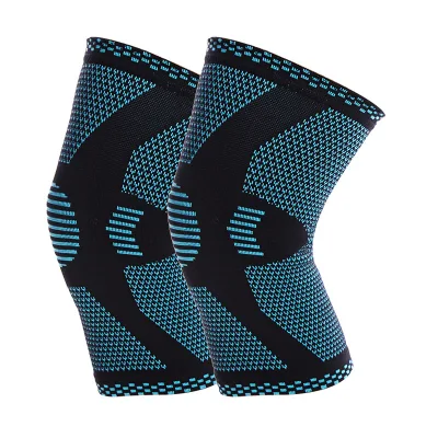 2026 High Elasticity 3D Knitted Knee Sleeve Sports Knee Support Brace with Compression for Men and Women