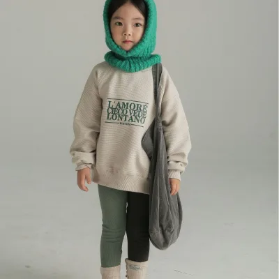 2023 Autumn and Winter New Children's Clothing Japanese Children Boys and Girls Cotton Printed Hoodie Parent-child Clothing