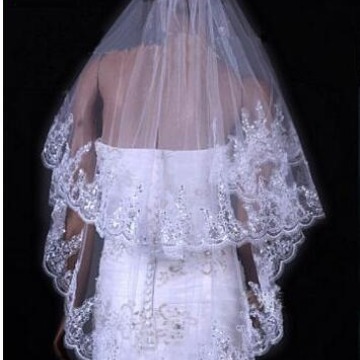 Wholesale Lace Soft Tulle Veil Bridal Veils for Wedding Dress Accessory