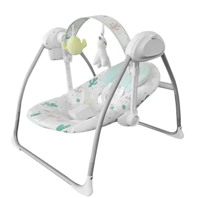 Fashion Design Electric Baby Swing Bed with Music