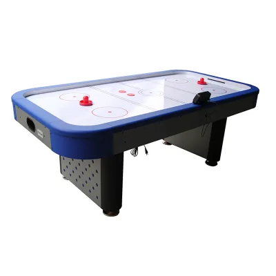 Factory Direct 6ft 72 Inch Air Hockey Simulator Electronic Scoring Table with Free Pucks Strikers MDF Material