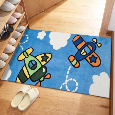 Eco friendly Carpets for Living Room Sofa Rugs Custom Printed Ins Style Crown Christmas Space Valentine Baby Mat