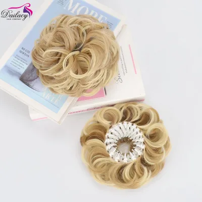 New arrival & New Fashion style high temperature fiber adjustable bird nest  curly hair bun synthetic hair accessories