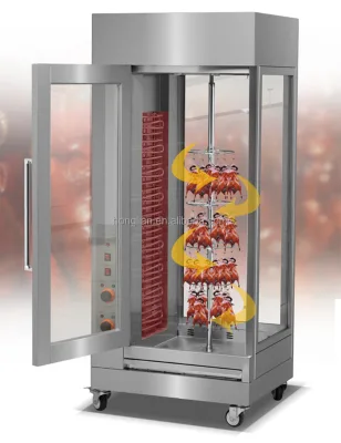 Larger Capacity Rotisserie Chicken Machine Commercial Gas Rotisseries
