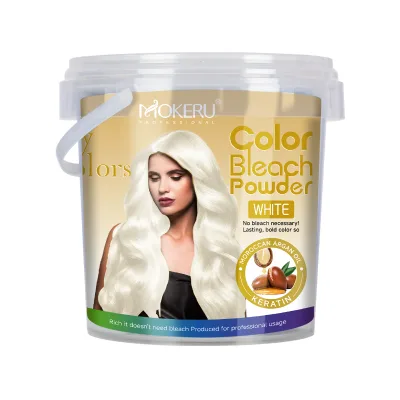 Mokeru Hot Selling Color Bleaching Powder 500g Heat Protection Herbal Alcohol-Free Strong Hold Instant Volume OEM/ODM Welcomed