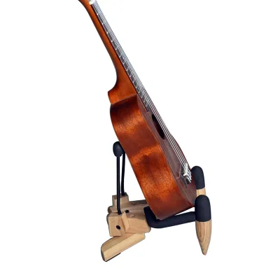 Non-slip Rubber Feet Covered with Thick Soft Foam Pads Collapsible and Portable Guitar Holder for Travelling