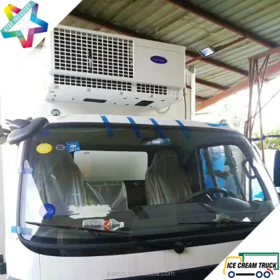 Deep Frozen Ice Cream Truck Body Eutectic Cold Plate Refrigeration Unit Ice Cream Truck -35C Carrier Vatna 300 Eutectic Plate