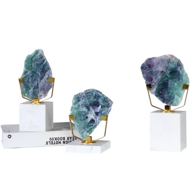Wholesale High Quality Natural Crystal Raw Stone Flourite Healing Stone for Decorate