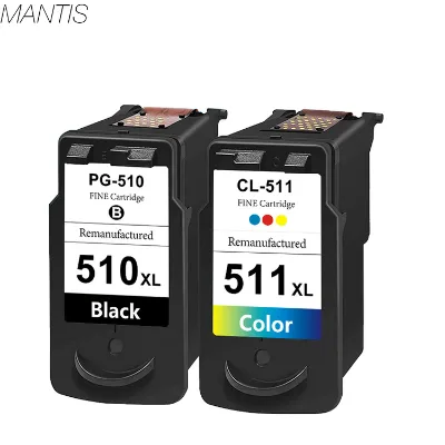 For Compatible Refillable for Cartridge PG510/Cl511/510BK with Chip Reset 12 Months Warranty