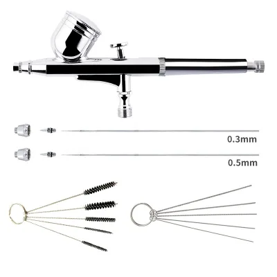 Mini Pneumatic Spray Gun Set with Copper Accessories Suitable for Cake Decoration and Nail Art Accessories Tools Airbrush