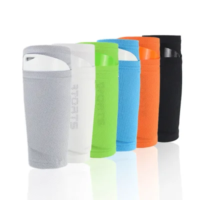 New High Elasticity Nylon Soccer Calf Sleeves Shin Protective Sleeves Training Soccer Shin Pads Socks