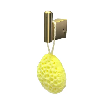 2025 Premium PVD Coated Brushed Titanium Gold Stainless Steel robe Hook Modern Design for Bathroom Application