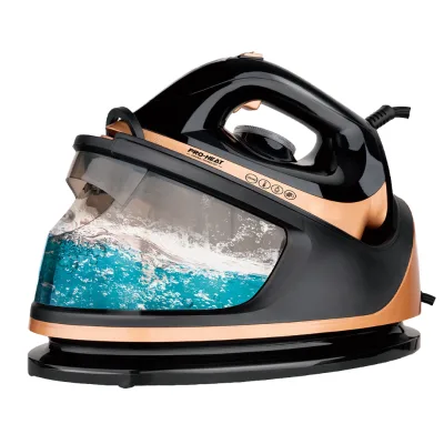 Electric Dry Wet Use Wired Handheld Hanging Ceramic Steam Generator Garment Steamer Iron 2000W Anti-Calc Function 1100ml Water