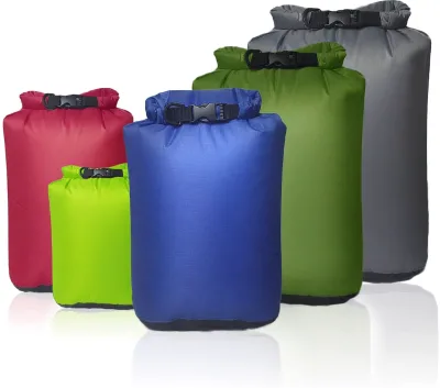 Waterproof Dry Bags Pack Ultralight Durable Secure Roll Top Closure for Outdoor Use Swimming | Hiking Camping Kayaking