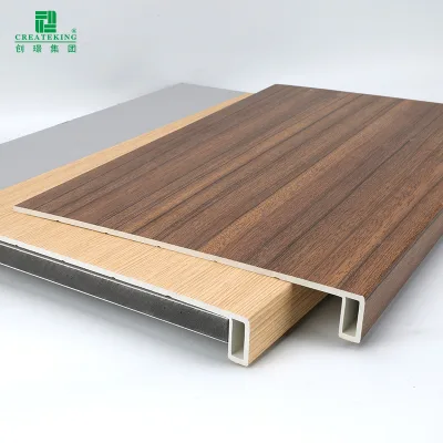 SPC Stair Treads Anti-slip Waterproof Stair Step and Riser for Indoor Home Renovation
