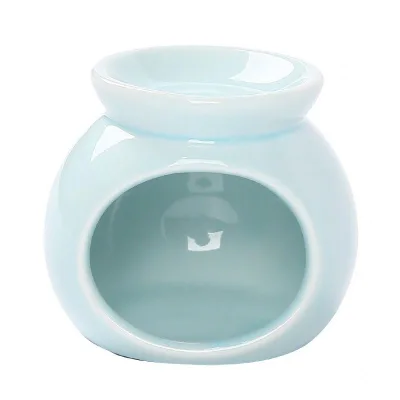 Wholesale Small Elegant Burners Modern Tea Light Ceramic Candle Oil Wax Melt Burner for Home Decoration