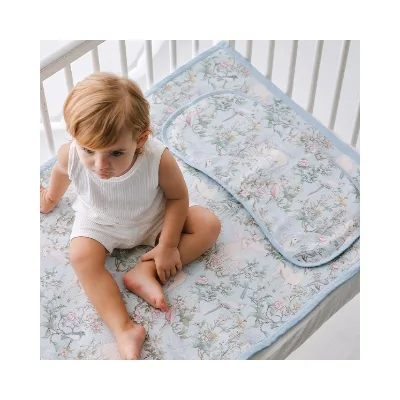 Morden Breathable Infant Crib Summer Cool Sleeping Baby Ice Silk Crib Mat Cool Mattress Kids Cooling Bed Pad