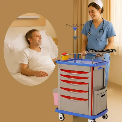 Case Car hospital and medical Cart B43