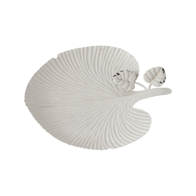 Tray Decorative,  Leaf Shaped Serving Tray, Tray, Metal Storage OrganizerTray