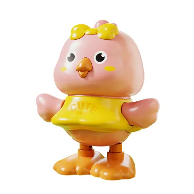 Customized Cute Wind-Up Wobbling Chicks Toys for Kids, Cartoon Clockwork Animal Toys Interactive Wobbling Toys for Toddlers