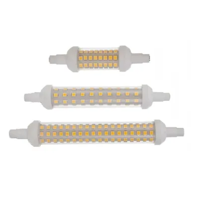 R7S SMD LED CE Certified AC220V Aluminum Plug-in Light 6000K Daylight 1500 Lumens 2835 10W/15W/20W 78mm/118mm/135mm Landscape