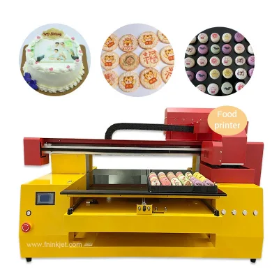 A2 A1 Size Longlife Stable Food Printer Direct to Macaron Cookies Candy Lollipop Cake Printing Machine Edible Ink Printer