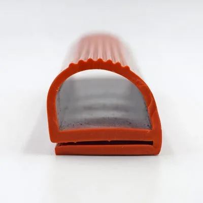 Silicone Bulb Seal with Flat Base for Glass Railing Top Caps