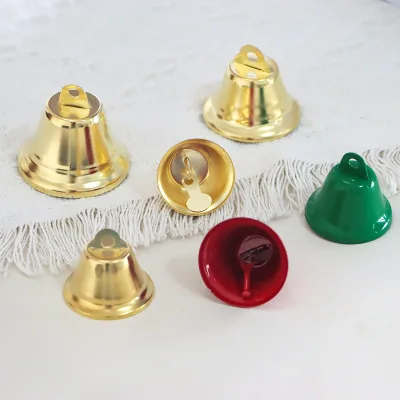 Sort of Sizes Christmas Bell Hanging Ornaments Rustic Metal Bell Decoration Xmas Hanging Decorative Bell