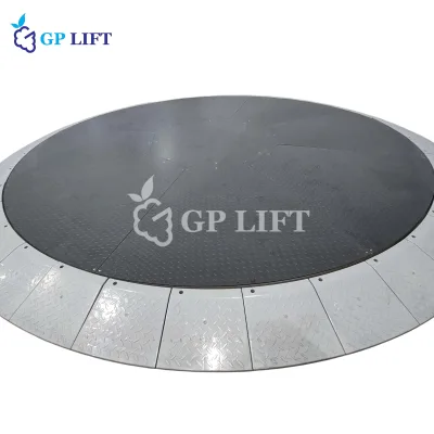 Auto Revolving Platform Rotating 3- 5 Ton Vehicles Plate Car Rotating Platform