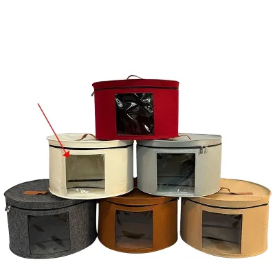 Hot Sale Hat Storage Box Top Hat, Bucket Hat Storage Bag Sun Hat Storage Portable Crush-proof and Dust-proof Storage