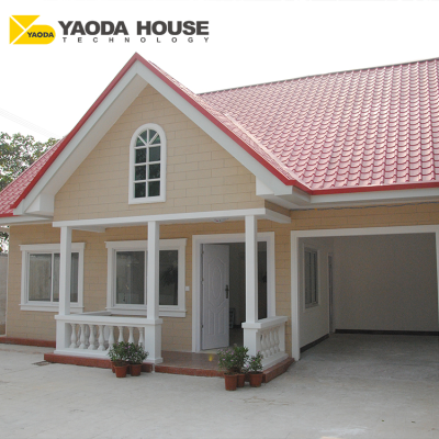 Yaoda Prefab Mansion House Light Steel Frame Cottage House Holiday Resort Beach Villa