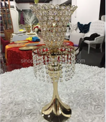 OEM Wedding Supplies Event Party Glass Desktop Decoration Wedding Centerpiece Table Decor