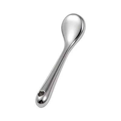 XH High Quality Environmentally Friendly Zinc Alloy Massager Eye Skin Care Beauty Tool Metal Makeup Spoon