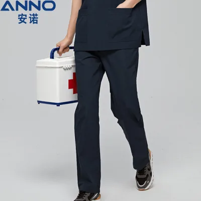 ANNO OEM Medical Scrubs Bleach Resistant Unisex XL Trousers Pants Hospital Beauty Salon Uniform Wholesale Medical Uniforms Pants