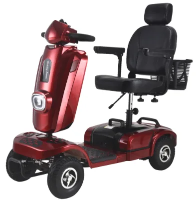 Outdoor 4 Wheels Foldaway Mobility Scooter for Old People Big Power 500w 800w