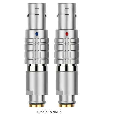 Earphone Metal Adapter MMCX Female Jack Converter Plug for Focal Utopia MrSpeakers CX Ether 2 HiFi Headphone