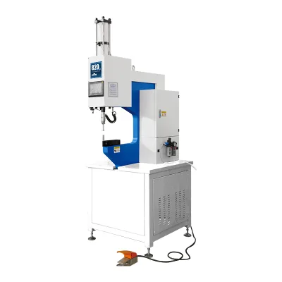 Efficient Processing Input Power 220V 1P 50HZ 50W Precision 8 Ton 80 KN M10 Nut M8 Stud M6 Standoff Pneumatic Press Machine