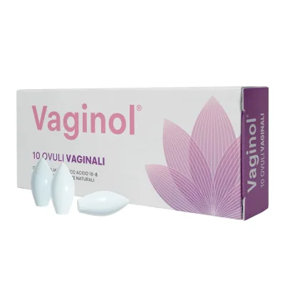 Vaginol Vaginal Suppositories 10 Pieces Natural Herbs Anti-Bacterial Safe Made China ANH Color Box Packaging 2-Year Shelf Life