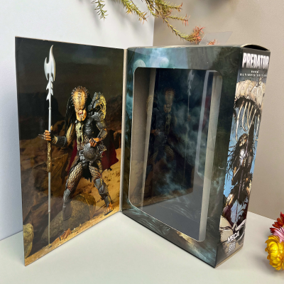 OEM Custom New Dinosaur Toy Packaging Box with Clear Window Kids Gift Doll Toy Paper Boxes