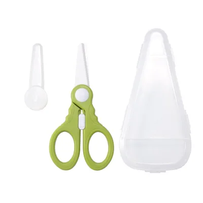 Ceramic Baby Food Scissors Meat and Noodle Cutters Portable Food Scissors for Children