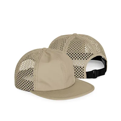 Custom Logo Quick Dry Net Laser Drilling Baseball Cap Mesh Sports Caps Trucker Hat