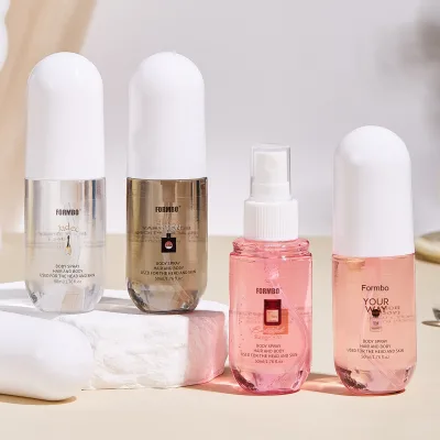 FORMBO Hot Selling Women's Long-Lasting Fresh Niche Floral Perfume Glass Body Spray Bottle with Water-Sense Light Fragrance