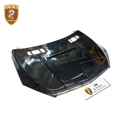 High Quality Lm Style Engine Hood W166 Gle Coupe Engine Hood Cover Carbon Fiber